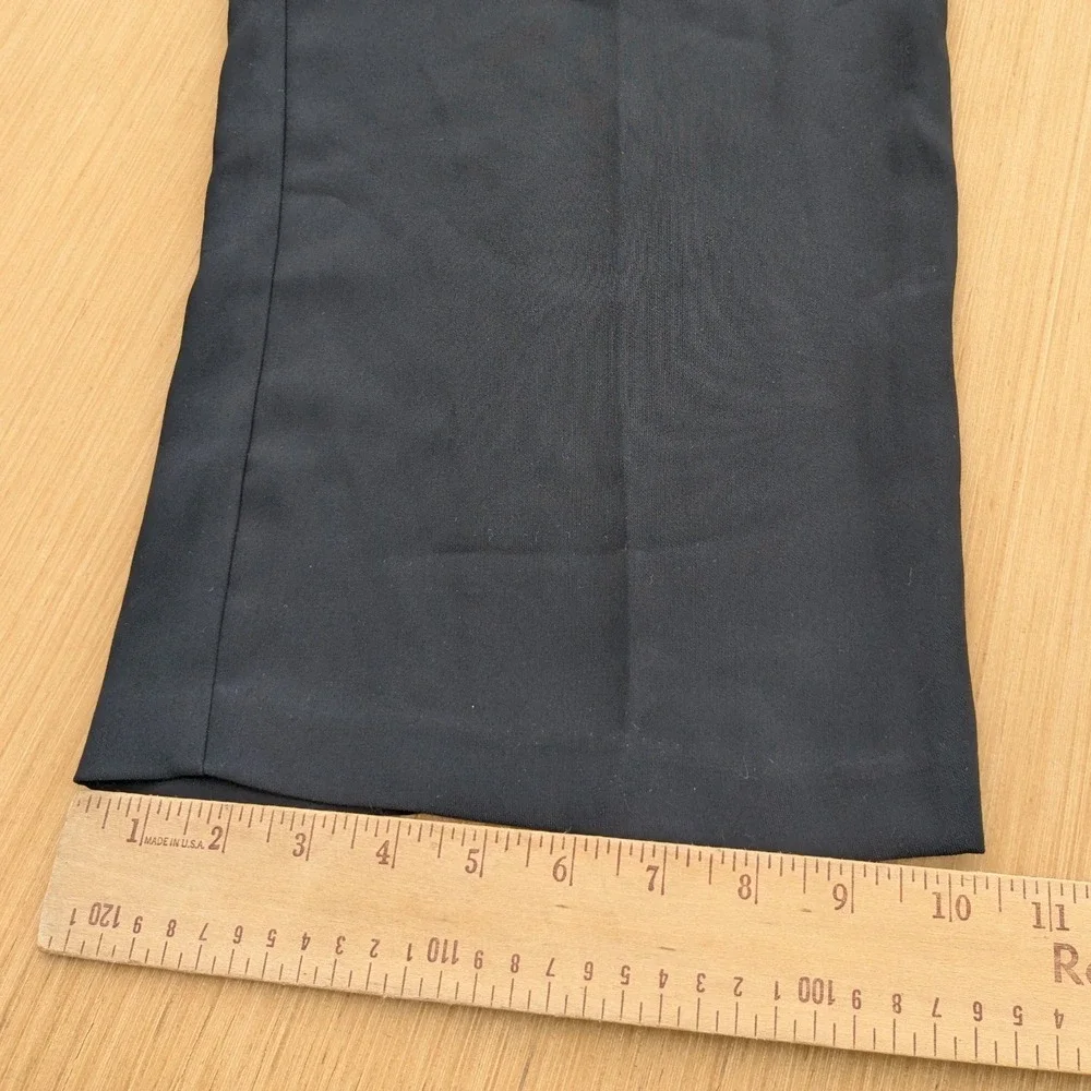 Vince Camuto Trousers Black Wide Leg High Rise Pleated Business Casual Women's 6
